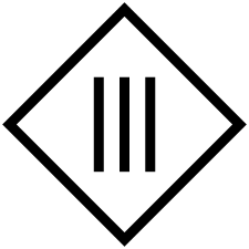 Symbol Schutzklasse 3