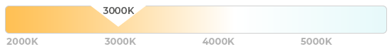 Farbtemperur 3000k (Kelvin)